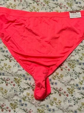 Cacique Neon Pink High-Cut Brief